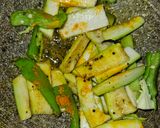 A picture of step 2 of Lauki ka sambhar.