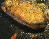 A picture of step 1 of Leftover Meatloaf low-carb Breakfast.