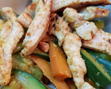 Foto del paso 5 de la receta: Verduritas al wok con pavo para diabéticos