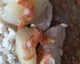 Foto del paso 6 de la receta: Fajitas de cerdo con tocineta y papa