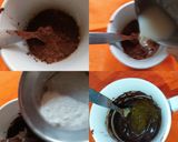 A picture of step 2 of Marmalade and Chocolate Mug cake in Microwave.