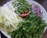รูปขั้นตอนการทำที่ 3 ของ ข้าวคลุกกะปิ&หมูหวาน #งบ 60 บาท