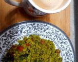 A picture of step 5 of Vegetable Chutney Poha❤️.