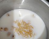 A picture of step 3 of Makhane and Dry fruit savayen.