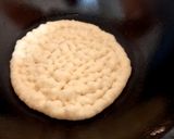 A picture of step 6 of Homemade naan, without oven.