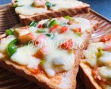 Hình bước làm 4 của món Món cho bé : Pizza sandwich