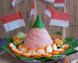 Cara Membuat Tumpeng Mini Nasi Uduk Secang  5