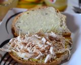 Foto del paso 1 de la receta: Sándwich de pollo y verdura en pan con masa madre