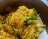 A picture of step 6 of Pressure cooker pulav.