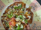 रोटी पिज़्ज़ा (roti pizza recipe in Hindi)
