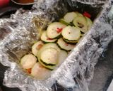 A picture of step 10 of Crispy Ratatouille Terrine Toasts.