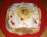 A picture of step 3 of Chaat Sandwich.
