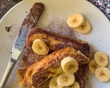 A picture of step 4 of Nutella Cinnamon French Toast Sticks with Banana.