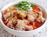 A picture of step 5 of Bún Bò Gân.