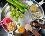 हरी मिर्च की लौंजी (Hari mirch launji Recipe in Hindi) रेसिपी चरण 1 फोटो