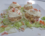 Foto del paso 5 de la receta: Huevos rellenos con atún y palitos de cangrejo