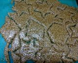 A picture of step 7 of Til ki chikki.