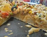 A picture of step 11 of Colorful chicken pizza #4weekchallenge#.