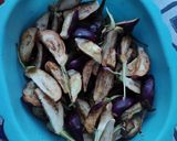 A picture of step 1 of Baingan Masala🍆.