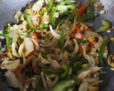 A picture of step 5 of Chowmein.