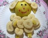 عکس مرحله 2 از دستور تزئین گوسفند🐑(ظرف میوه کودک)