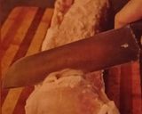 A picture of step 1 of "Meat flower".