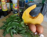 A picture of step 1 of Stir-Fried Pumpkin with Eggs (Easy Recipe for Eye Health).