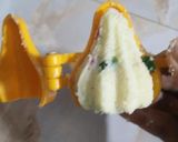 A picture of step 4 of Cashew Mawa Modak.