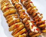 A picture of step 10 of Spicy Potato tornado.