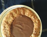 A picture of step 5 of Chocolate  Makhana Mini Pie....topup with caramelise  makhana.