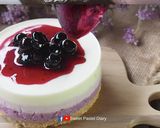 รูปขั้นตอนการทำที่ 19 ของ สูตรบลูเบอร์รี่ชีสเค้ก น่ารัก ไม่ง้อเตาอบ / No bake Layer Blueberry Cheesecake