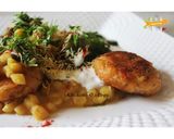 A picture of step 2 of Ragda Pattice.