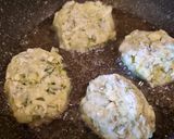 A picture of step 6 of Greek-Style Zucchini Fritters.