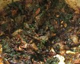 A picture of step 7 of Methi Mushrooms.