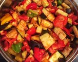 Máltai lecsó (Kapunata) - vegán variáció recept fázis 5 fotója