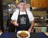 A picture of step 5 of Lomo Saltado with Broccoli and Red Bell Pepper.