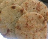 A picture of step 4 of Jowar Atta pancakes with dates coconut sauce.