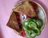 A picture of step 4 of Beetroot sandwich.