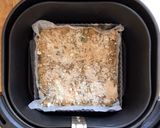 A picture of step 6 of Eggplant Gateau with Buffalo Mozzarella, Air Fryer Method.