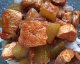 Csirkemell ragu rizzsel recept fázis 2 fotója