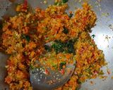A picture of step 6 of Stuffed vegetable chilla.