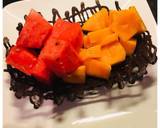 Fruit Chocolate Basket : recipe step 2 photo