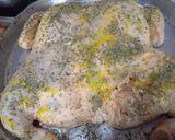 Foto del paso 5 de la receta: Pollo relleno de jamón, queso, morrón y aceitunas