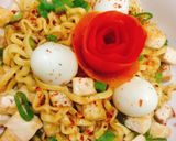 Foto langkah ke 4 dari resep Bakmi Tahu Telur Puyuh.