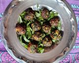 A picture of step 8 of Palak panner kofta.