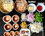 A picture of step 1 of Chessy Stuffed Mushrooms.
