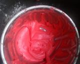 A picture of step 4 of Simple buttercream #4weeksChallenge.