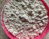 A picture of step 1 of Aloo puri.
