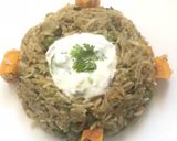 A picture of step 7 of Mint biryani.