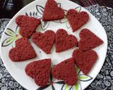 ওপেন হার্ট শেপড রেড ভেলভেট মিনি কেক রেসিপি ধাপ - 9 ছবি